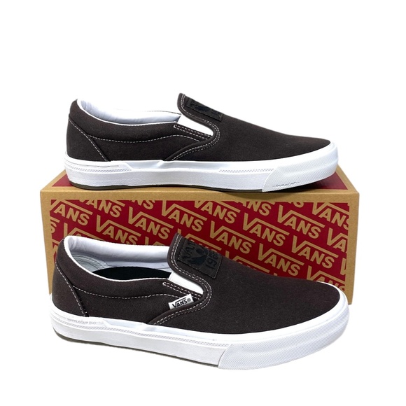 VANS BMX Slip On Shoe x Dakota Roche Women Size Casual Canvas Brown VN0005V1NWH - Picture 5 of 12